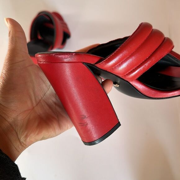 GUCCI Red block heel Sandals - Picture 11 of 11
